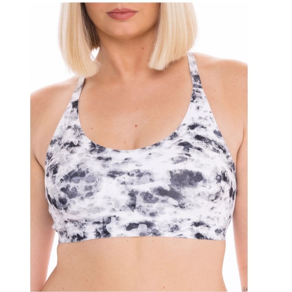 No Boundaries Junior's Wire-Free Bonded Racerback Bra, Size XS